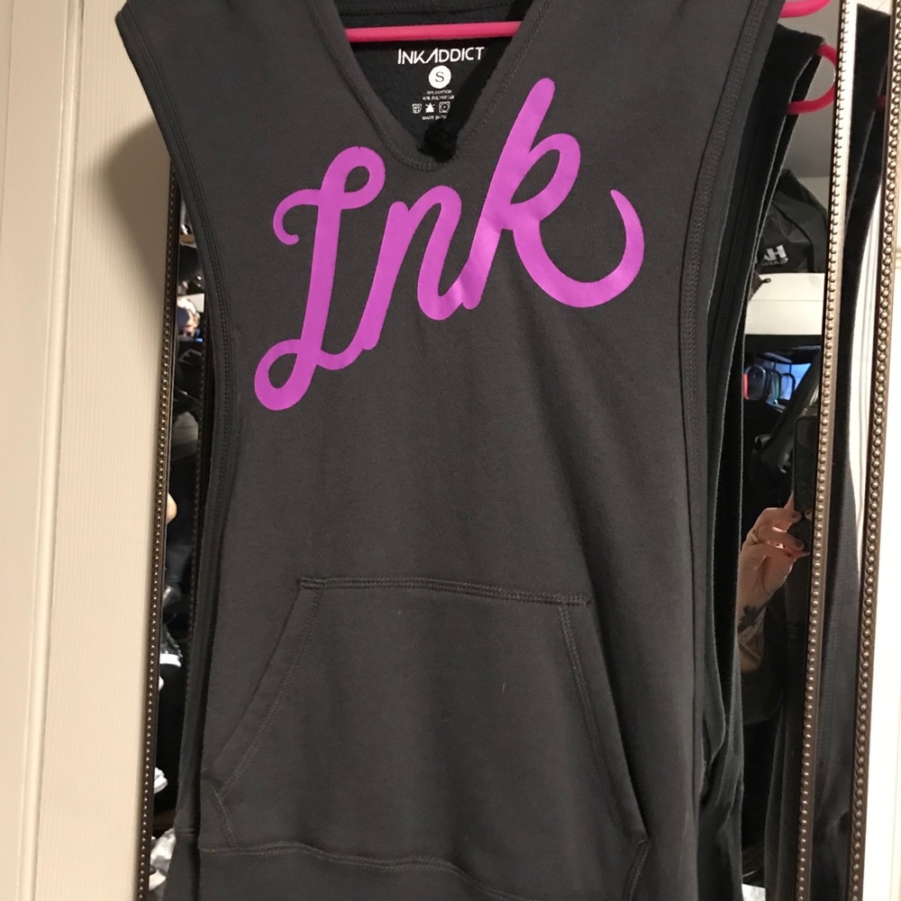 INK ADDICT brand muscle style sweatshirt size S